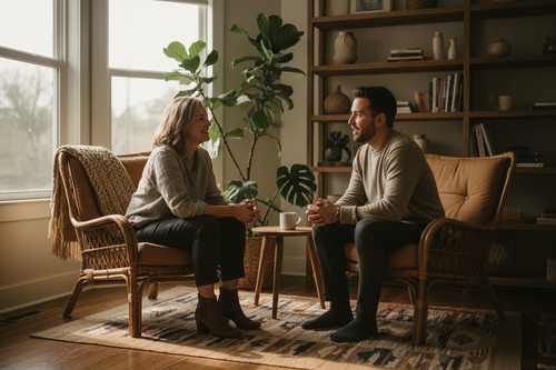 One-on-one conflict coaching session